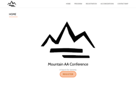 Mountainaaconference.com thumbnail