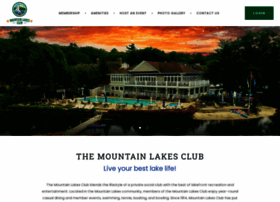 Mountainlakesclub.com thumbnail