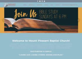 Mountpleasantbaptist.org thumbnail