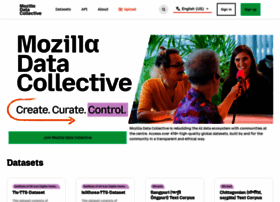 Mozilladatacollective.com thumbnail