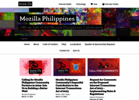 Mozillaphilippines.org thumbnail