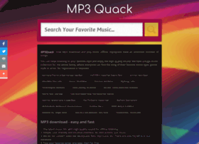 Mp3quacks.net thumbnail