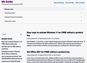 Msguides Com At Wi Ms Guides Using Microsoft Software Products For Free