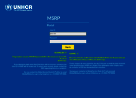 Msrp.unhcr.org thumbnail