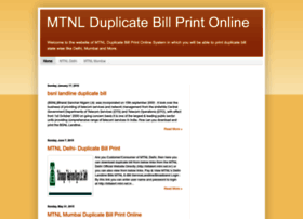 Mtnl-duplicate-bill-print.blogspot.com thumbnail