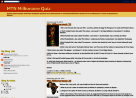 Mtnmillionairequiz.blogspot.com.ng thumbnail