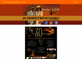 Mtprospectbaptist.org thumbnail