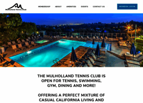  at WI. Home - Mulholland Tennis Club