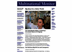 Multinationalmonitor.org thumbnail