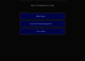 Multistrength.com thumbnail
