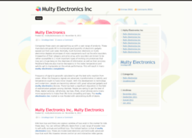Multyelectronicsinc.wordpress.com thumbnail
