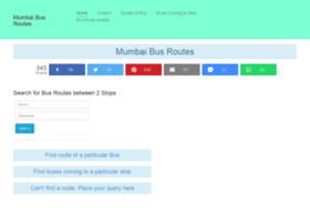 Mumbaibusroutes.in thumbnail
