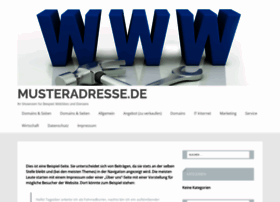 Musteradresse.de thumbnail