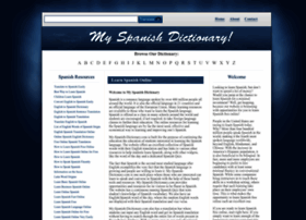 My-spanish-dictionary.com thumbnail