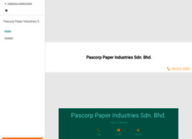 My187228-pascorp-paper-industries-sdn-bhd.contact.page thumbnail