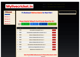 My3.mylivecricket.live thumbnail