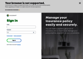 myassurantpolicy.com at WI. Manage My Policy