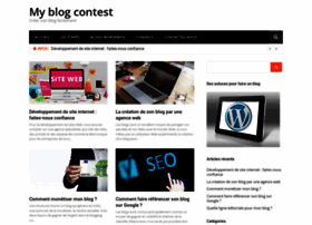 Myblogcontest.com thumbnail