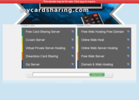 Mycardsharing.com thumbnail