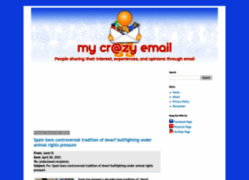 Mycrazyemail.net thumbnail