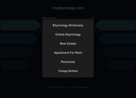 Myetymology.com thumbnail