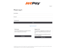 myjetpaycard.com at WI. JetPay Cardholder Site