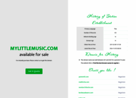Mylittlemusic.com thumbnail