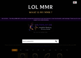 What Is My MMR? - League of Legends MMR Checker (NA)