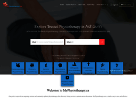 Myphysiotherapy.ca thumbnail