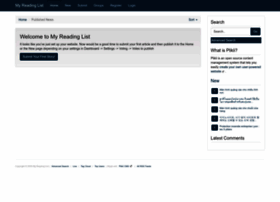 Myreadinglists.com thumbnail