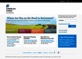 Myretirement.retire.americanfunds.com thumbnail