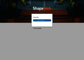 myshapeweb.com at WI. Log In ‹ ShapeWeb — WordPress