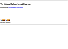 Myspace.layout-generator.com thumbnail