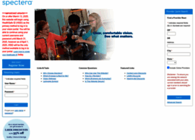 myspectera.com at WI. Landing Page