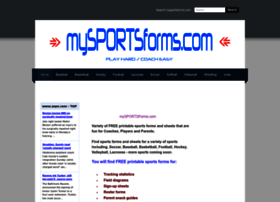 Mysportsforms.com thumbnail