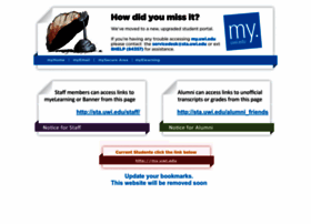 Mysta.uwi.edu thumbnail