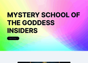 Mysteryschoolofthegoddess.com thumbnail