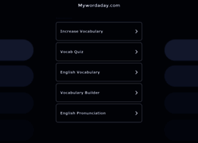 Mywordaday.com thumbnail