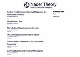 Nadertheory.com thumbnail