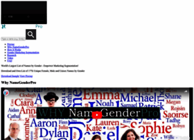 Namegenderpro.com thumbnail