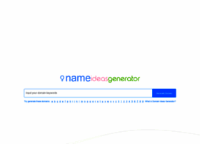 Nameideasgenerator.com thumbnail