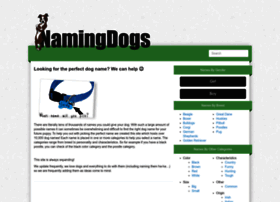 Namingdogs.com thumbnail