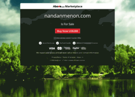 Nandanmenon.com thumbnail