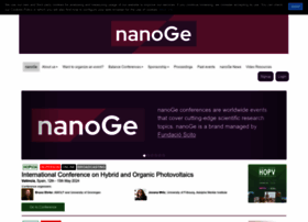 Nanoge.org thumbnail