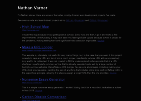 Nathanvarner.com thumbnail