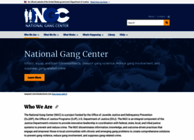 Nationalgangcenter.gov thumbnail