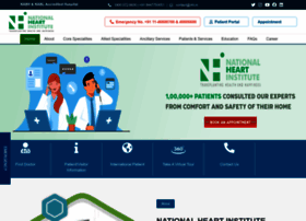 Nationalheartinstitute Com At Wi Best Heart Hospital In Delhi Ncr India Best Hospital In Delhi Ncr