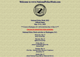 Nationalpoliceweek.com thumbnail