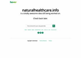 Naturalhealthcare.info thumbnail