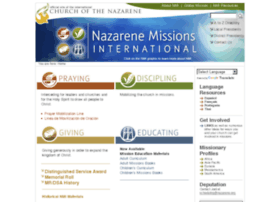 Nazarenemissions.com thumbnail